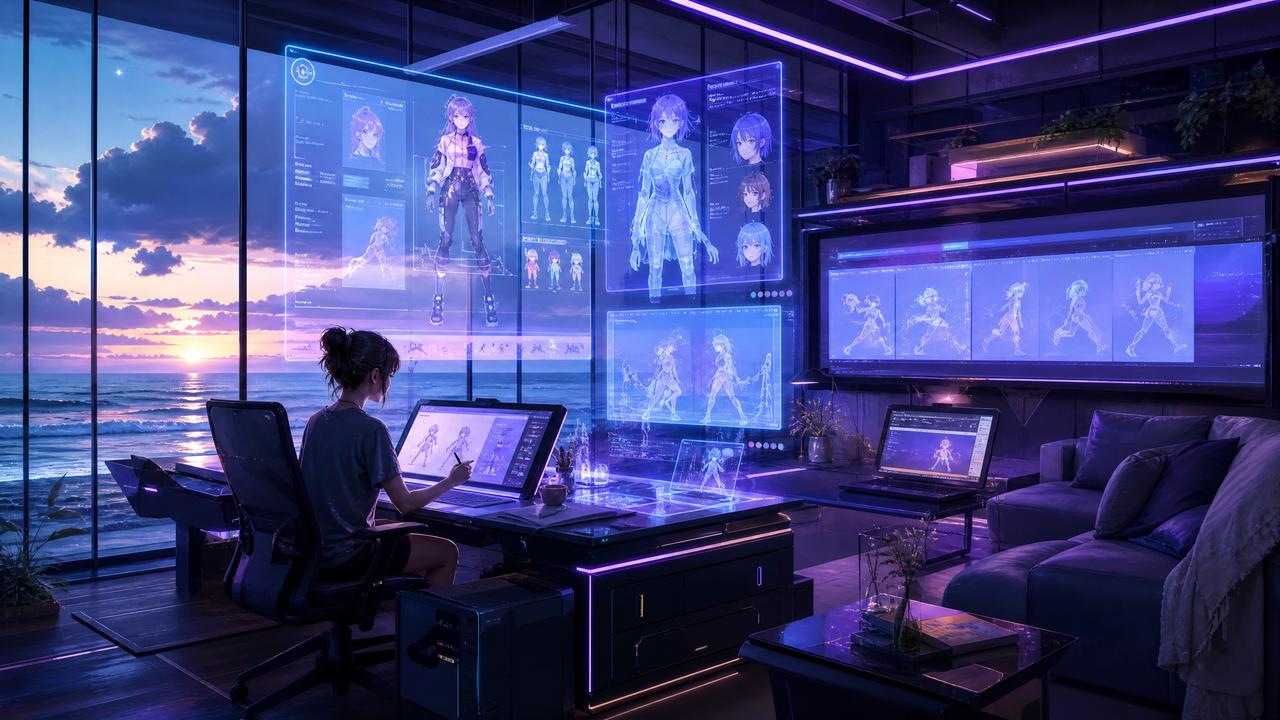 国产AI动漫创作